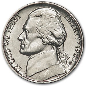 1985-P Jefferson Nickel BU 1985-P Jefferson Nickel BU